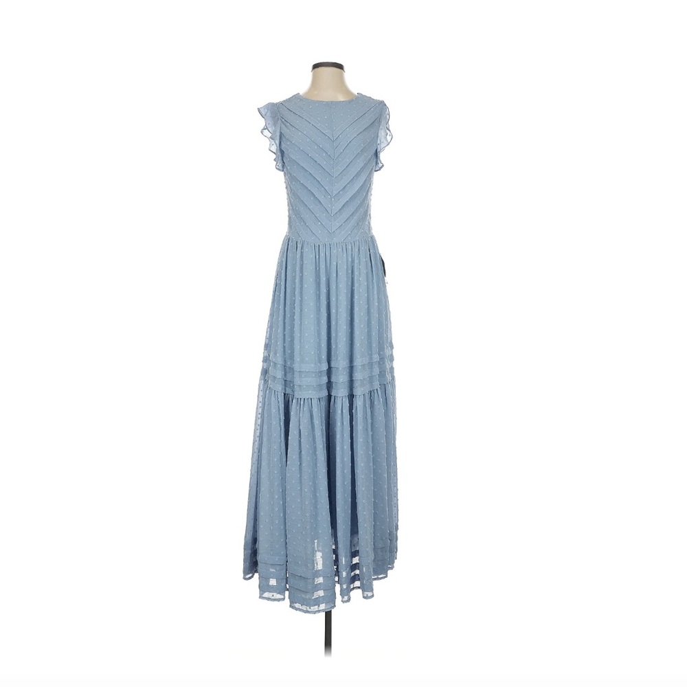 Elegant Blue Maxi Dress